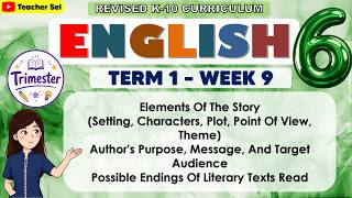 English 6 Term 1 Week 9 - Elements Of The Story(Setting, Characters, Plot, Point Of View, Theme)