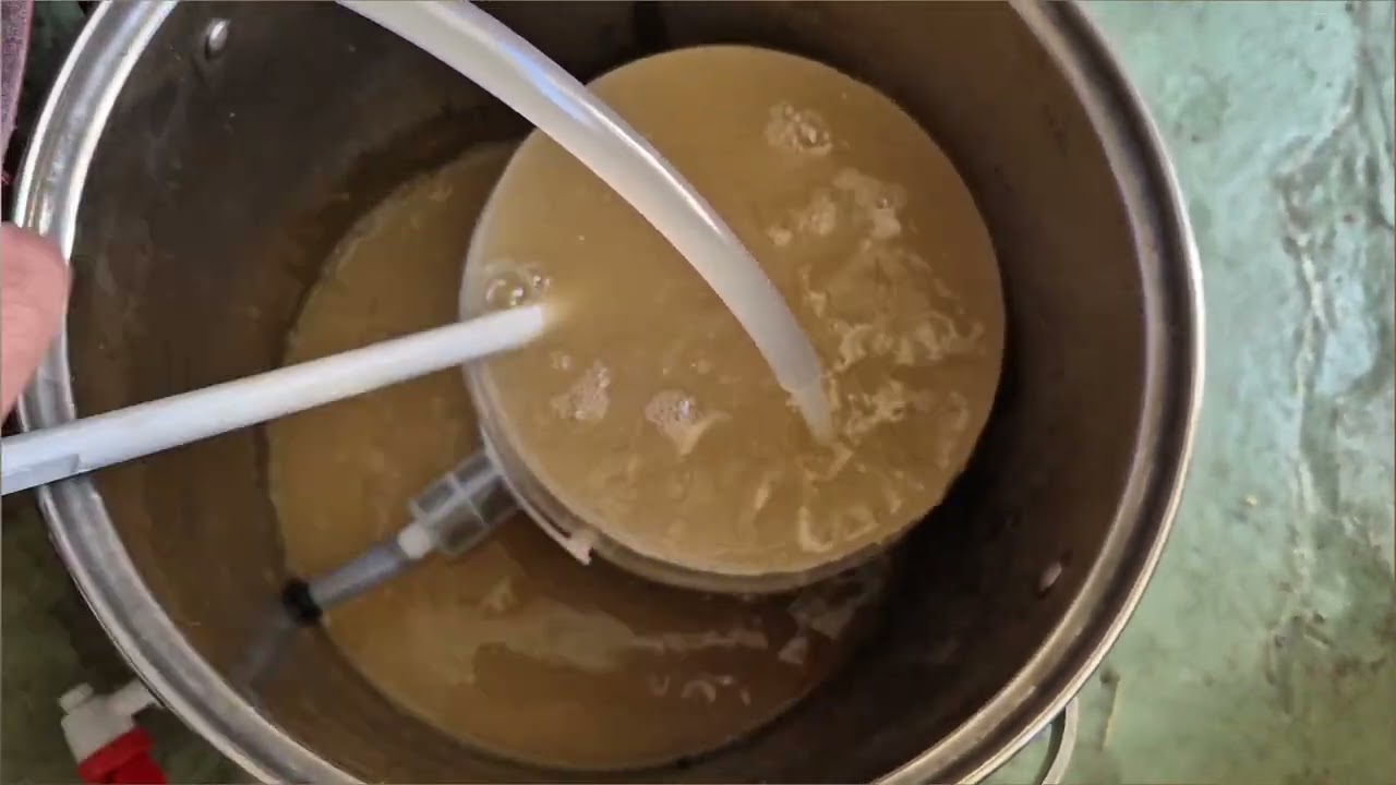 A grain-infused mead or "Reverse Braggot"