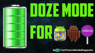 How To Get Android M Doze Mode (No RooT )