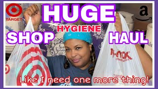 HUGE HYGIENE HAUL + SHOP WITH ME | HYGIENE SHOPPING VLOG | ALL THINGS ARRIE