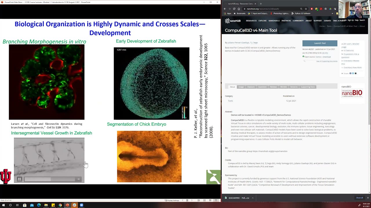 CC3D Workshop Module 1.1: Introduction to Virtual Tissue Modeling in CompuCell3D August 2nd 2021