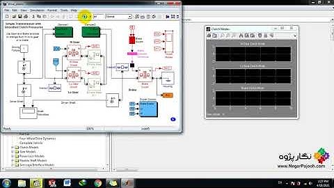 Simple Transmission with Smoothed Clutch Pressure - MATLAB