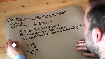 Key Skill - Multiply a decimal by an integer.