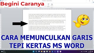 Cara Menampilkan Garis Margin di Microsoft Word 2010
