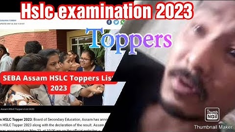 Top students of Assam HSLC metric.. exam passed 2023 (SEBA BOARD), have a small view #hslcresult2023