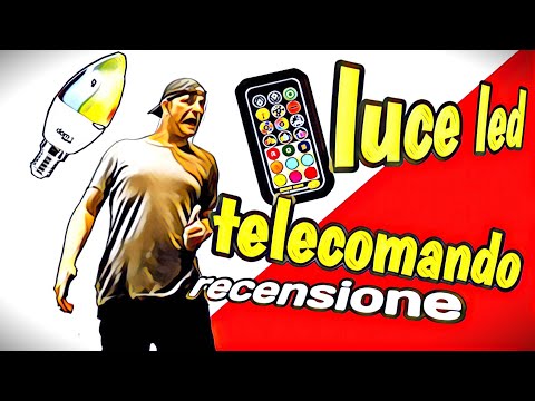 luce led  con telecomando