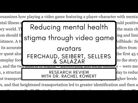 Research Review: Reducing mental health stigma through video game play