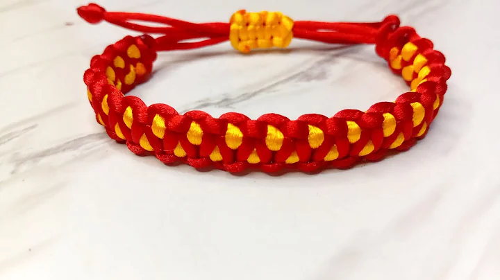 DIY Macrame Bracelet Modified Square Knot | Macrame Bracelet Tutorial