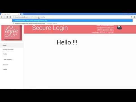 How user access work - Secure auth:Simple and Easy login sys - SQLVersion by Phoenixcoded