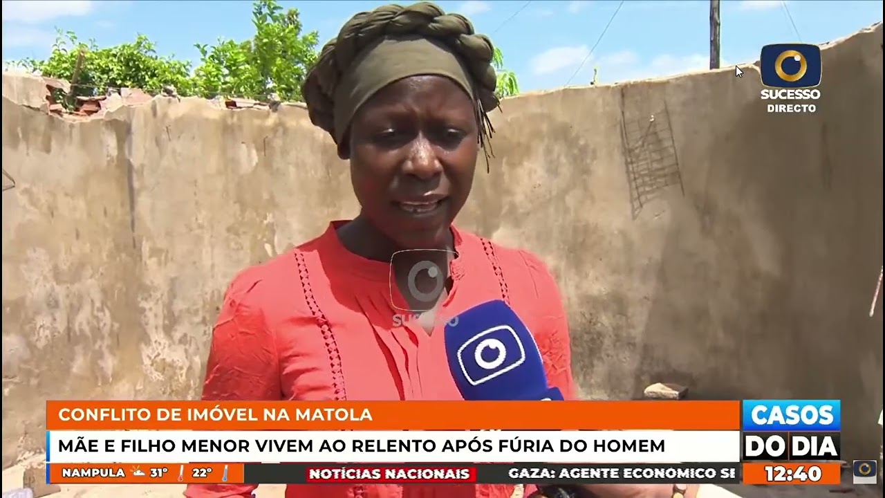 MULHER COM FILHA DE 4 ANOS ACUSA EX-MARIDO DE DESTRUIR CASA DA FAMÍLIA EM MATIBWANA