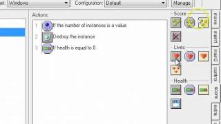 GameMaker: Create Health, Lives, and Score