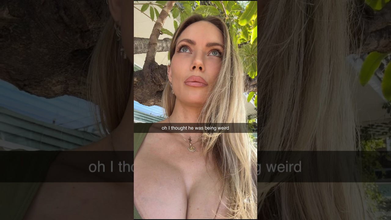 I thought he was being weird 😭😭