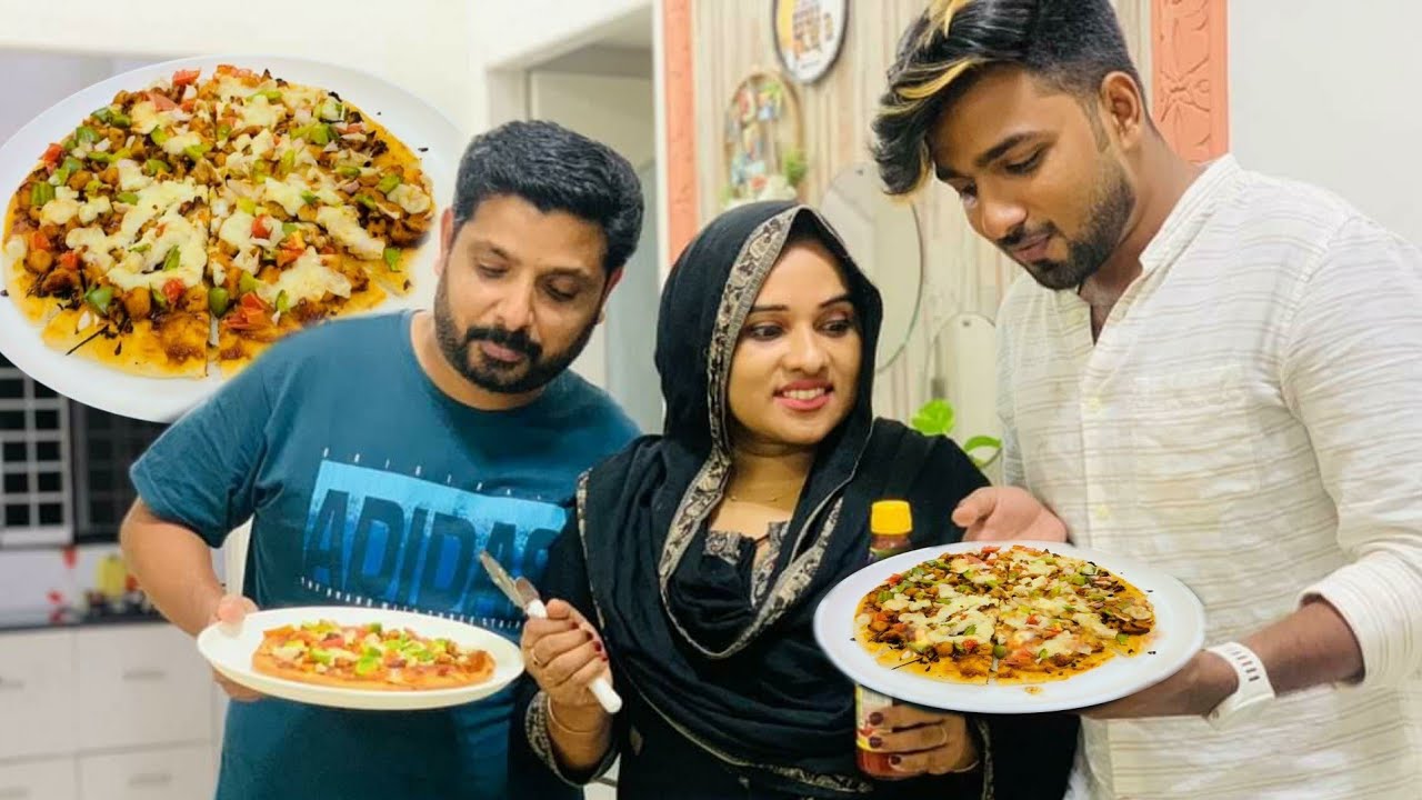 ഇനി നമ്മളോടൊപ്പം പുതിയ രണ്ടാള് കൂടി ഉണ്ട് 😍ഞാനുണ്ടാക്കിയ PIZZA യും വിളിക്കാതെ വന്ന വിരുന്നുകാരും 😅