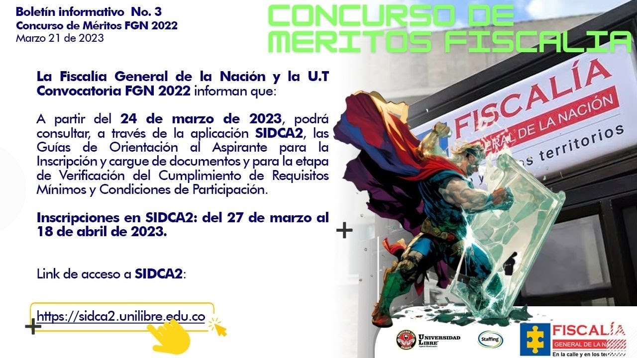 Guía de Orientación al Aspirante concurso de meritos Fiscalia 2022 ...