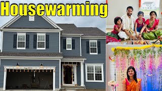 My Friend's Housewarming Ceremony in USA | Daghupati Family Gruhapravesam | Columbus OH | Hindi Vlog