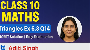 Class 10 Maths Triangles Q14 in Just 3 Minutes! | NCERT Exercise 6.3 | Akhand Classes