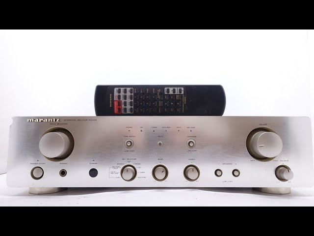 Amplificador Marantz PM 4400 - YouTube