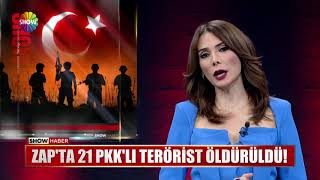 Zap'ta 21 PKK'lı terörist öldürüldü! Resimi