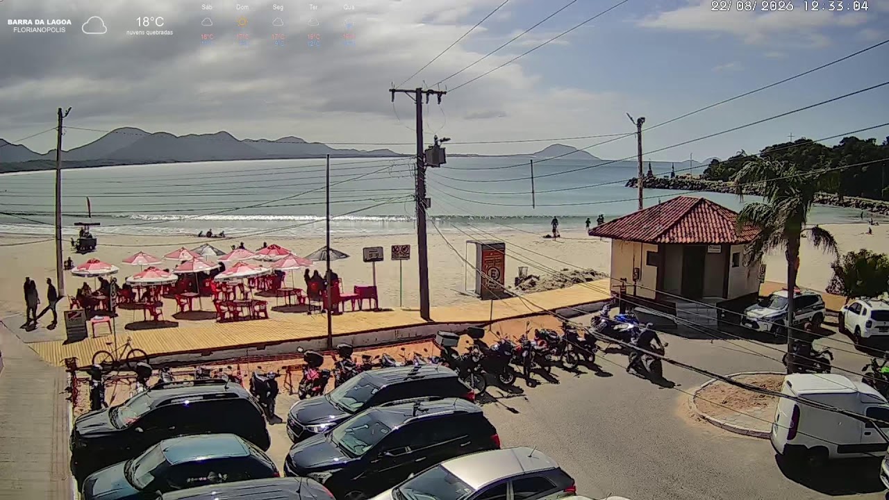 Barra da Lagoa Beach Live – Florianópolis, Brazil live camera thumbnail