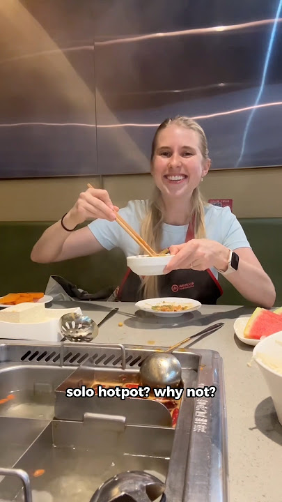 Yes, you CAN eat hotpot alone. Here’s how!
