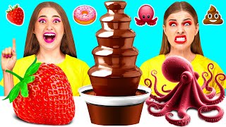 Chocolate Fountain Fondue Challenge | Prank Wars by Happy Fun