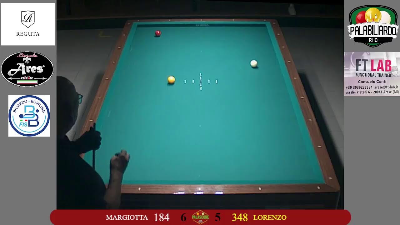 15 SETTEMBRE 2026 - LORENZO VS MARGIOTTA - PALABILIARDO RHO