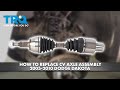 How to Replace CV Axle Assembly 2005-2010 Dodge Dakota