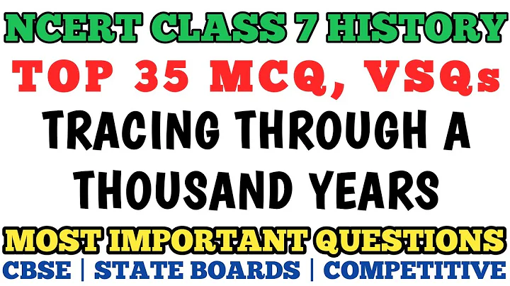 Best MCQ Class 7 Tracing Through A Thousand Years | MCQ Class 7 History Chapter 1#history #class7mcq