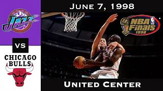 Full Game: A Pivotal, Record-Setting Game 3 | 1998 NBA Finals Game 3 | Jazz vs Bulls (June 7, 1998)
