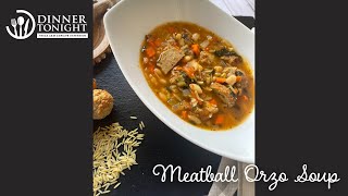 Meatball Orzo Soup