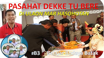 Pasahat Dekke Tu Bere Pesta Pernikahan