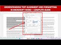 Paragraph Formatting and Text Alignments in Microsoft Word Tutorial - Lesson 5