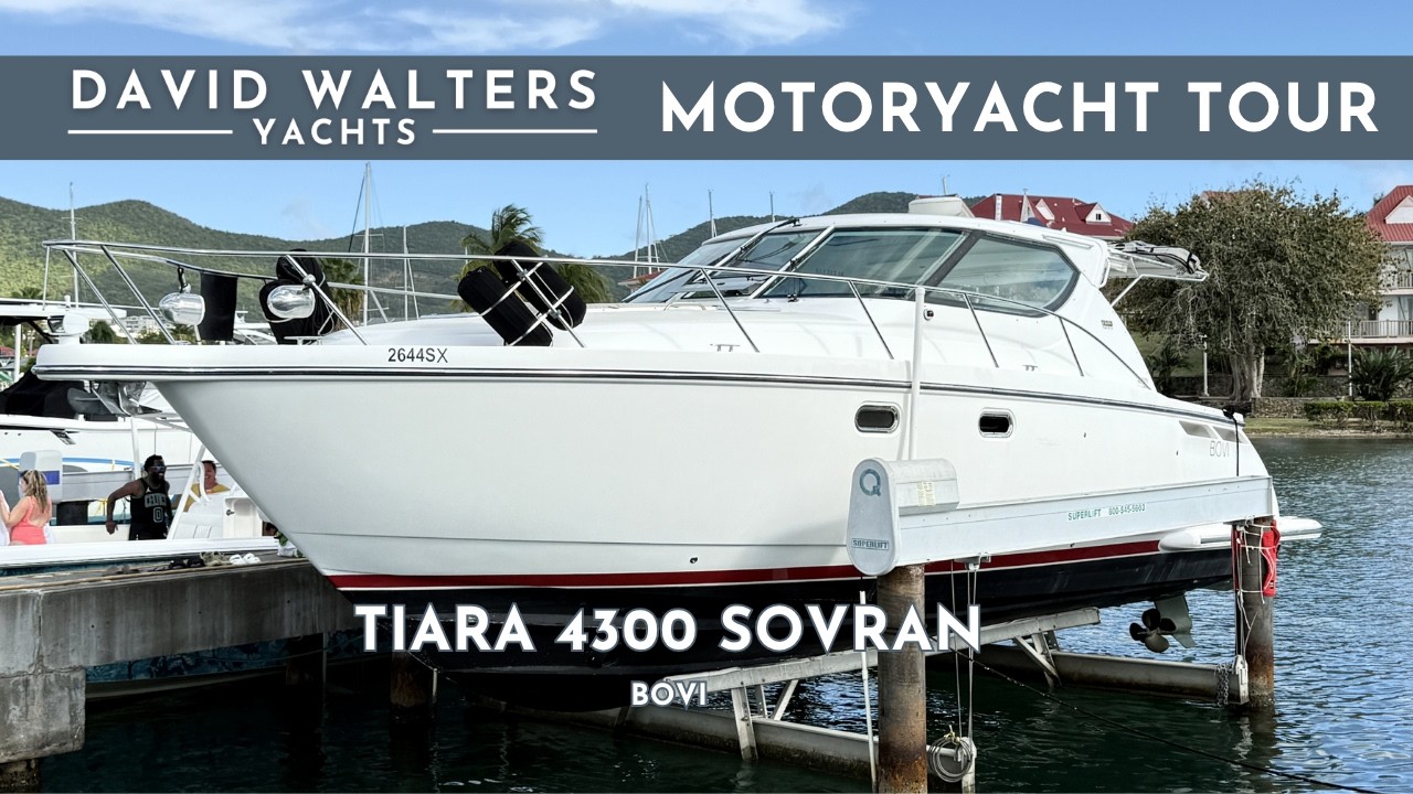 ⁣2006 Tiara Yachts 4300 Sovran | BOVI - Lift Kept Caribbean Cruiser with Volvo IPS