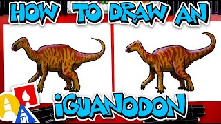 How To Draw An Iguanodon Dinosaur