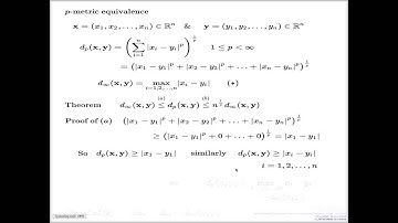 Equivalence of p-metrics