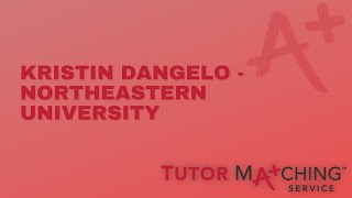Celebrity Tutor Matching Service: Kristin DAngelo - Northeastern University Net Worth