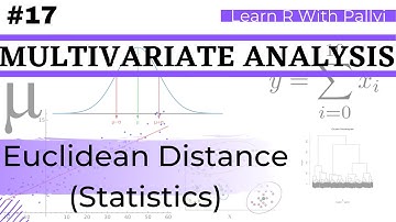 Euclidean Distance In Statistics | Learn R with Pallvi