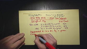 Discrete Math: Each integer n greater than 1 has a prime divisor.
