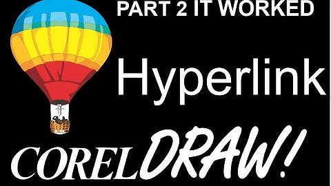 CorelDraw Tips & Tricks Hide a Hyperlink in a logo Part 2