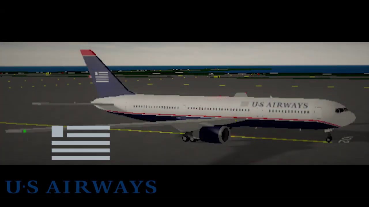 Roblox Sfs Flight Simulator U S Airways Boeing 767 300 Flight Timelapse Youtube - 767 4 roblox