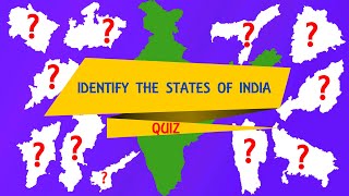 Identify Indian States By Shape (Educational) | Independence Day Quiz For Kids | India Quiz Video