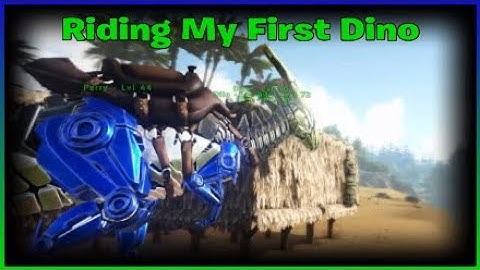 Taming and riding a Tek Parasaur in Ark | Ark Survival Evolved