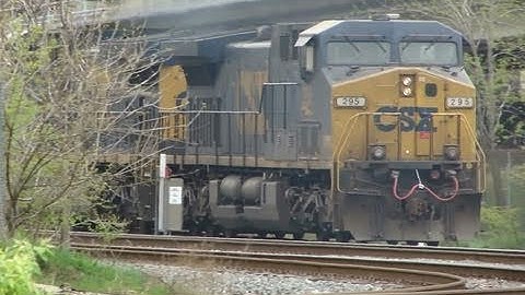 Full CSX Coal Train w/ Helper Engines