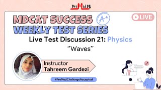 Free Weekly Test 21 - 2nd June 2024 - Live Discussion - PreMed.PK