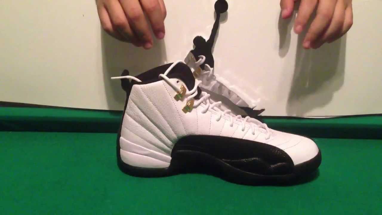 Air Jordan retro 12 taxi en - YouTube