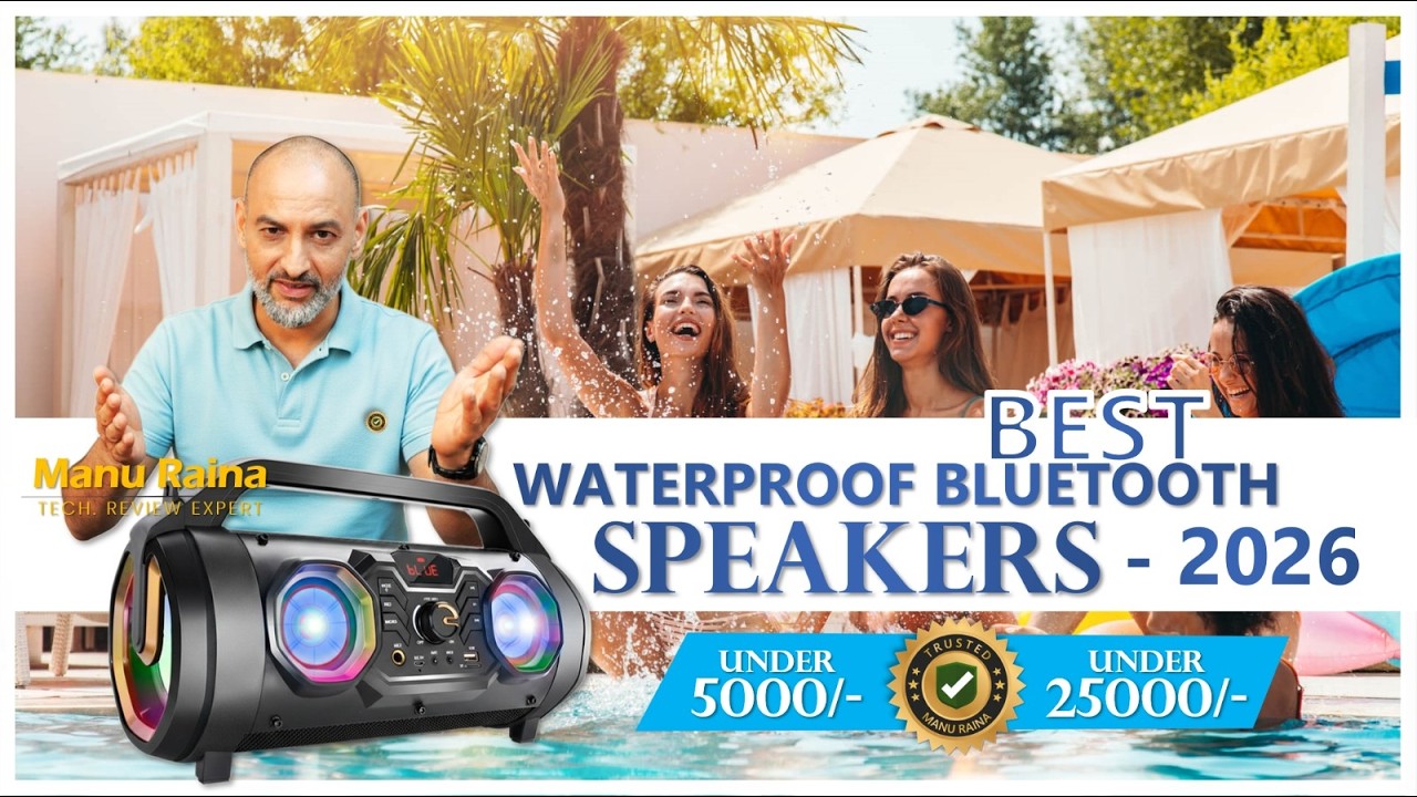 Best waterproof Bluetooth speakers 2026 | Swimming pool, rain dance & outdoor ready | 5000 to 25000