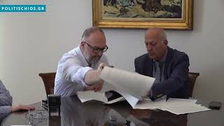 Έπεσαν οι υπογραφές για την αντιπλημμυρική θωράκιση του Κάμπου