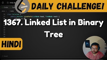 1367. Linked List in Binary Tree | linked list | Leetcode Daily Challenge | DSA | Java | hindi
