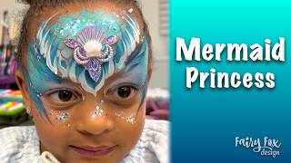 MERMAID Princess Crown - Face Paint Tutorial