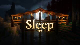 🌙 Moonlit Bridge 🌧️ Relaxing Minecraft Sleep Ambience